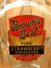 画像2: dp-170422-29 Brown's Best / Vintage Strawberry Preserves Glass Jar (2)