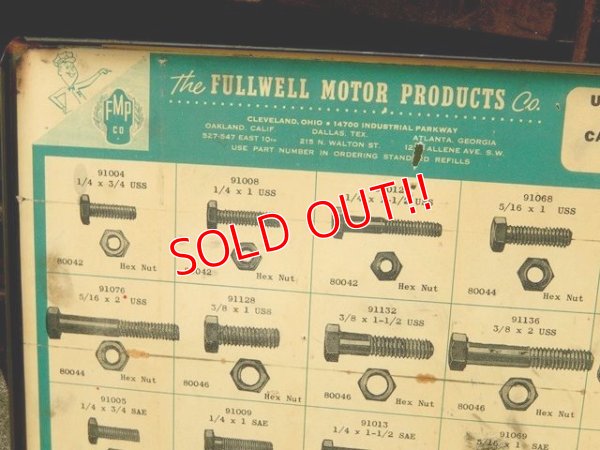 画像9: dp-170422-27 Vintage Metal Parts Cabinet