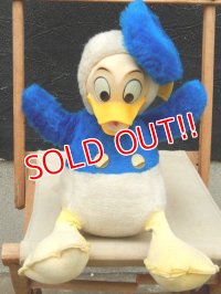 ct-120523-77 Donald Duck / 1970's Rubber Face Plush Doll
