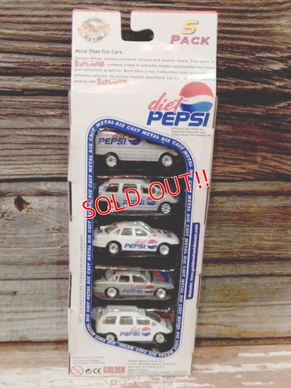 画像6: dp-170404-07 Golden Wheels / diet PEPSI Die Cast Metal Car 5Pack