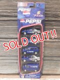 dp-170404-07 Golden Wheels / PEPSI Die Cast Metal Car 5Pack