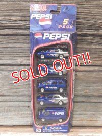 dp-170404-07 Golden Wheels / PEPSI Die Cast Metal Car 5Pack