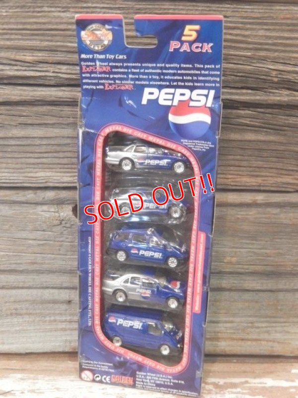 画像6: dp-170404-07 Golden Wheels / PEPSI Die Cast Metal Car 5Pack