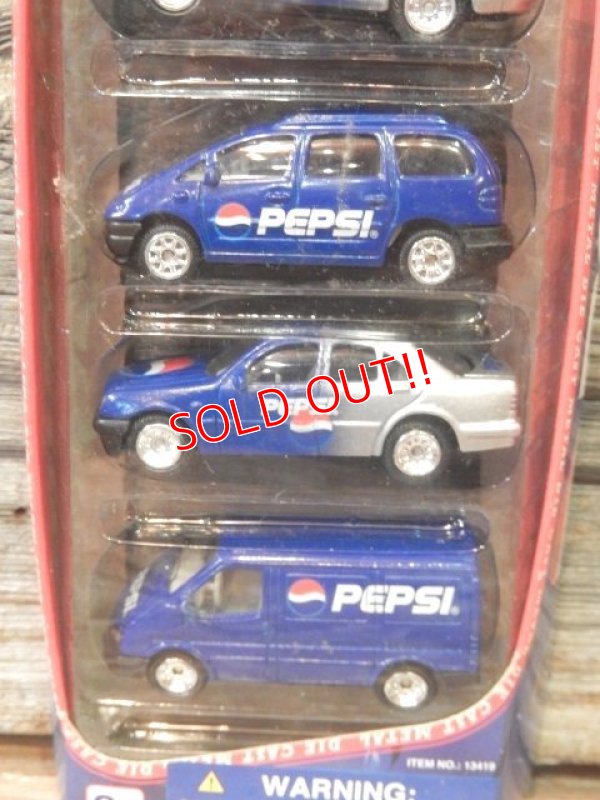 画像4: dp-170404-07 Golden Wheels / PEPSI Die Cast Metal Car 5Pack