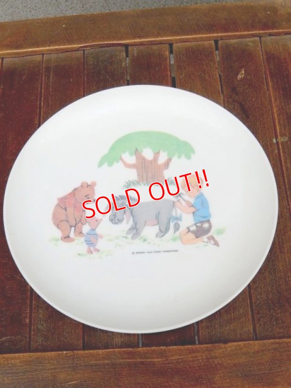 画像1: ct-170511-08 Winnie the Pooh / 1970's Plastic Plate