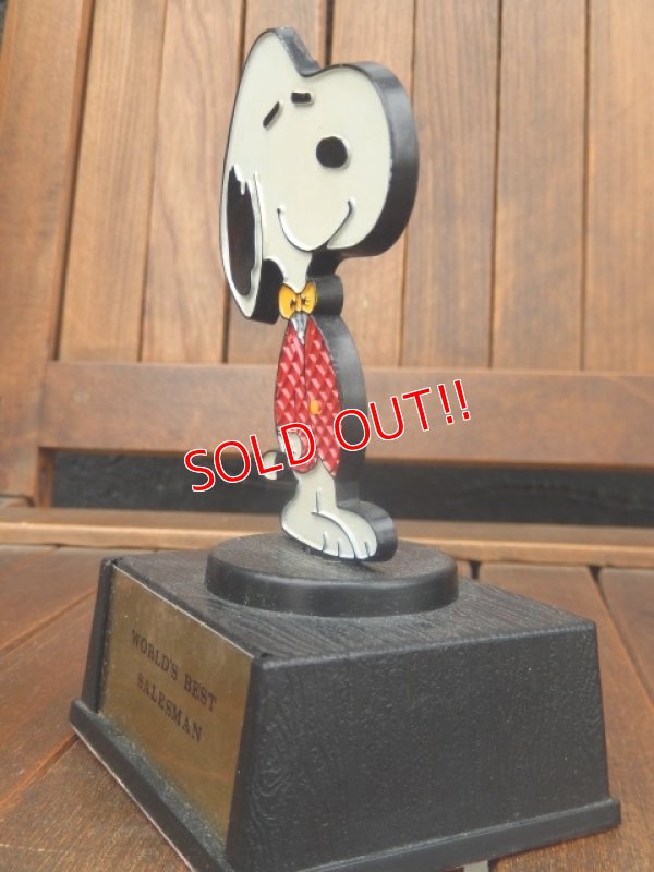 画像4: ct-170511-21 Snoopy / AVIVA 70's Trophy "World's Best Salesman"