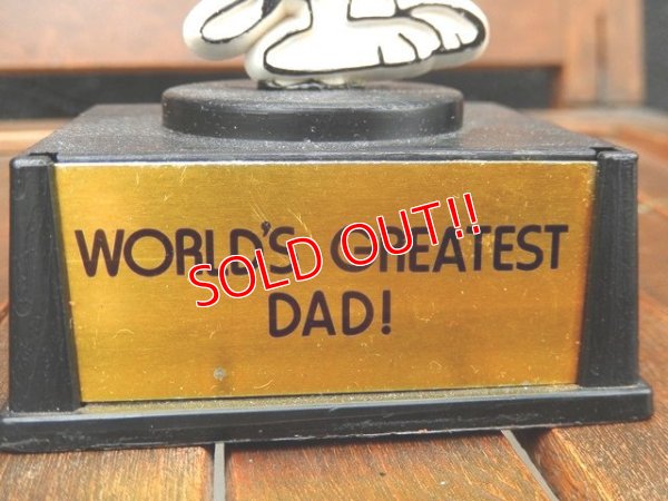 画像3: ct-170511-19 Snoopy / AVIVA 70's Trophy "World's Greatest Dad!"