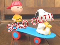 ct-170511-18 Snoopy & Charlie Brown / AVIVA 1970's Skateboard