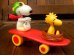 画像1: ct-170511-17 Snoopy & Woodstock / AVIVA 1970's Skateboard (1)