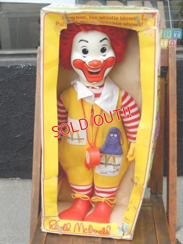 画像1: ct-170511-44 McDonald's / Ronald McDonald Hasbro 1978 Whistle Doll