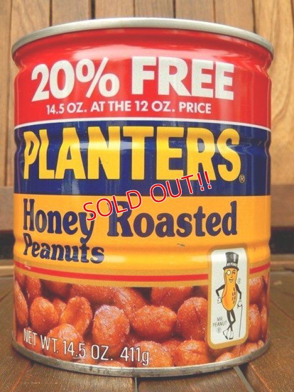 画像1: dp-170511-34 Planters / Mr.Peanut 1970's Tin Can
