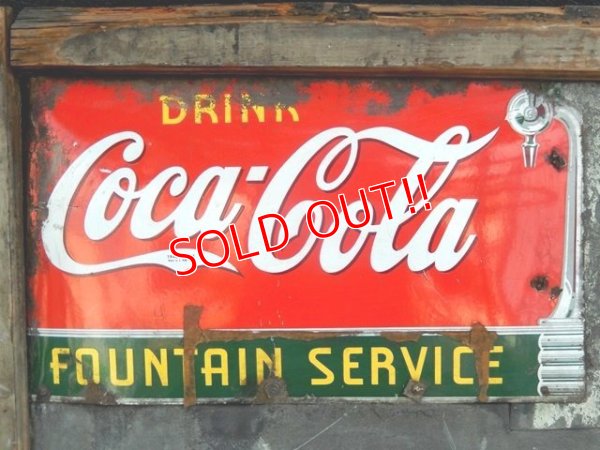 画像2: dp-170511-09 Coca Cola / 1940's-1950’s Sign