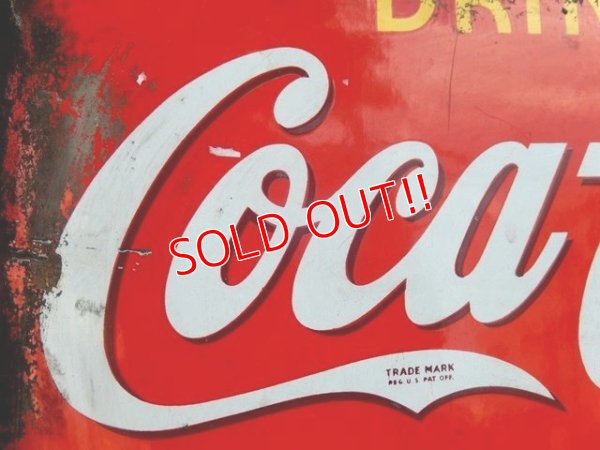 画像3: dp-170511-09 Coca Cola / 1940's-1950’s Sign