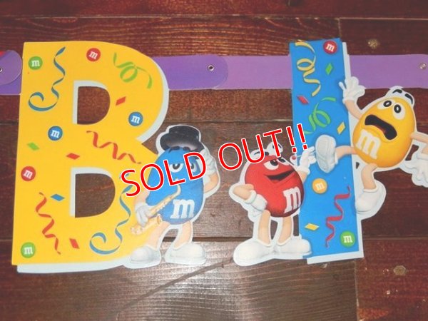 画像8: ct-140429-39 Mars / m&m's 2000's HAPPY BIRTHDAY Garland