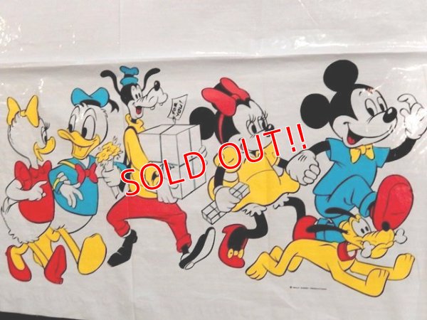 画像1: ct-150712-08 Disney Characters 1970's Vinyl Table Sheet