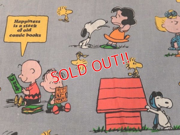 画像4: ct-170601-12 PEANUTS / 1970's Flat Sheet (Twin)