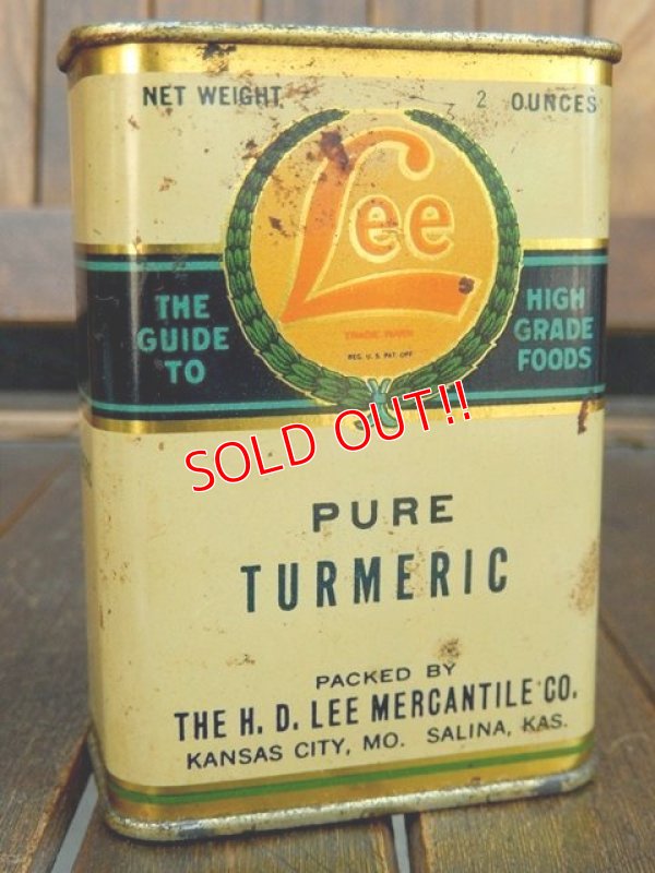 画像2: dp-170601-25 Lee / 1930's-1940's Pure Turmeric Can