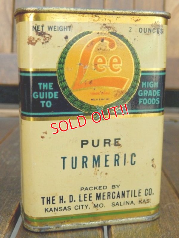 画像1: dp-170601-25 Lee / 1930's-1940's Pure Turmeric Can