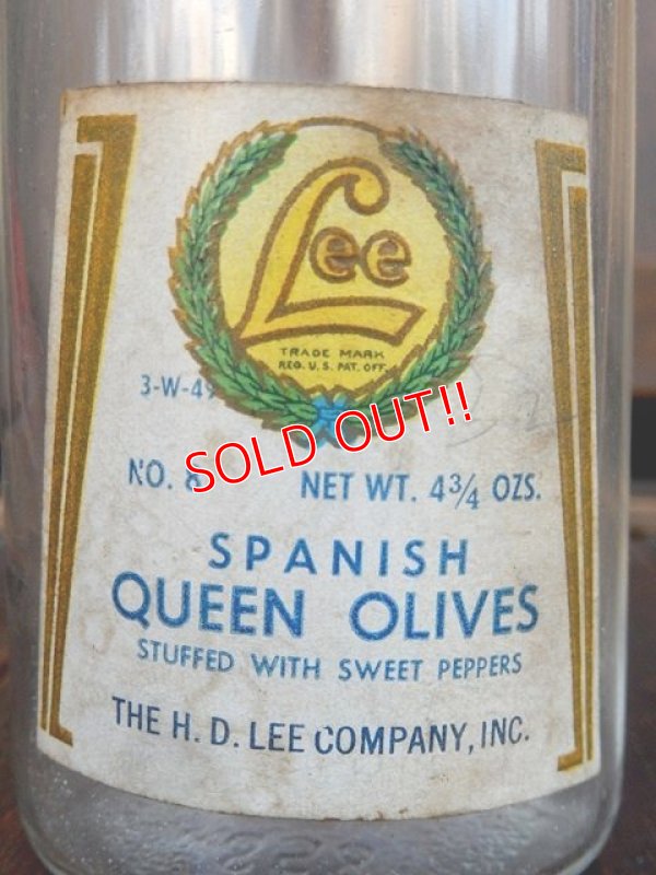 画像2: dp-170601-25 Lee / 1920's Spanish Queen Olives Bottle