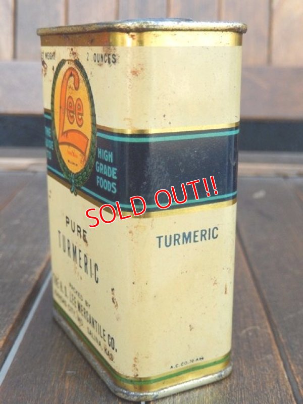 画像4: dp-170601-25 Lee / 1930's-1940's Pure Turmeric Can