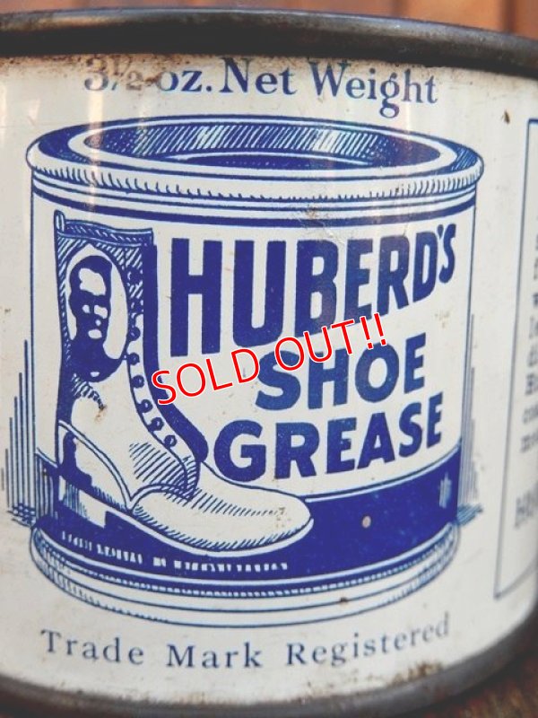 画像2: dp-170601-31 Huberd's / 1960's Shoe Grease Can