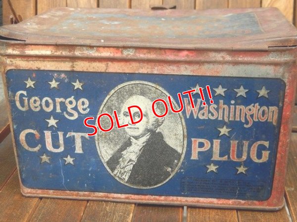 画像5: dp-170601-15 George Washington / 1910-1920 Cut Plug Smoke Can
