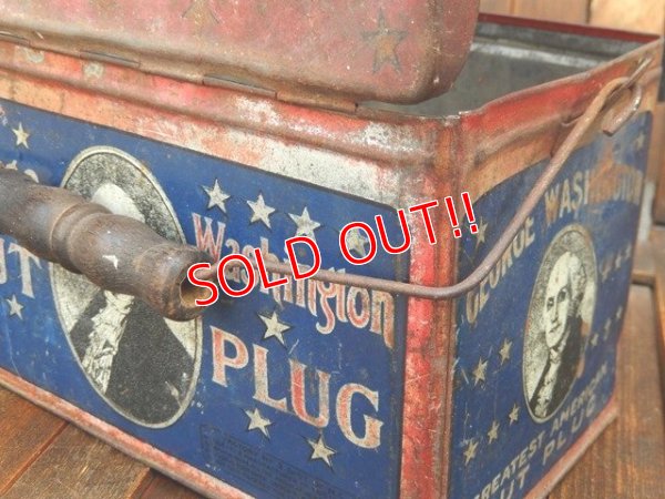 画像10: dp-170601-15 George Washington / 1910-1920 Cut Plug Smoke Can