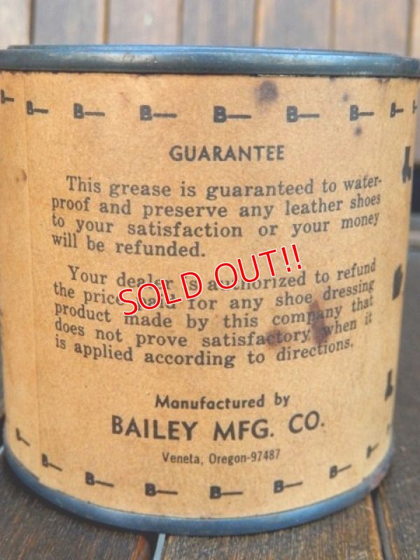 画像4: dp-170601-32 Bailey's / 1960's Shoe Grease Can