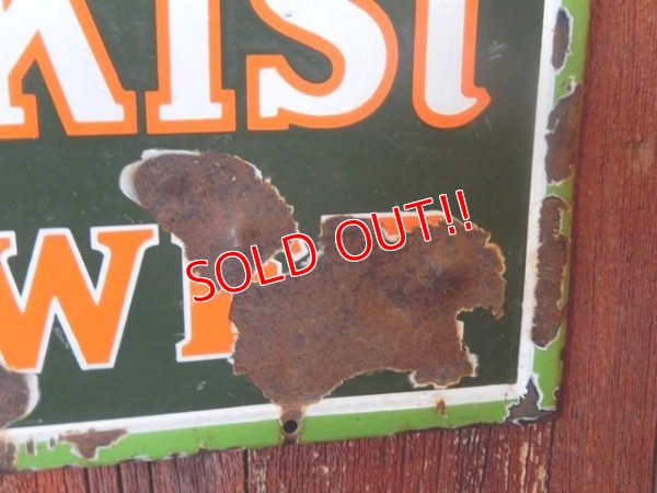 画像3: dp-170601-07 Sunkist / 1930's-1940's Porcelain Sign