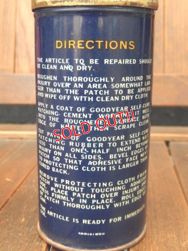 画像4: dp-170601-16 Goodyear / 1950's Tube Repair Kit Can
