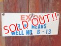 dp-170601-12 EXXON / 1960's Metal Sign