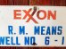 画像2: dp-170601-12 EXXON / 1960's Metal Sign (2)