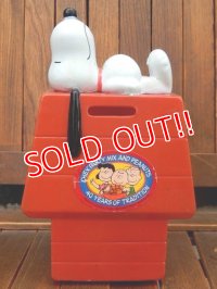ct-150804-13 Snoopy / Chex 1990 50th Anniversary Plastic Bank(ステッカー有)