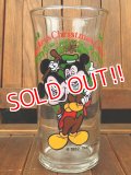 gs-170605-01 Mickey Mouse & Morty / Coca Cola "Mickey's Christmas Carol" 1982 Glass