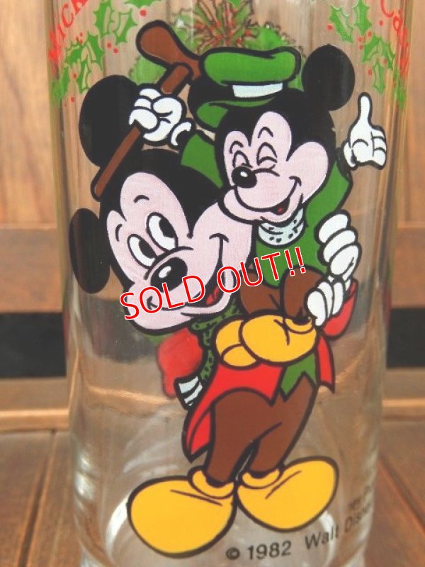 画像2: gs-170605-01 Mickey Mouse & Morty / Coca Cola "Mickey's Christmas Carol" 1982 Glass