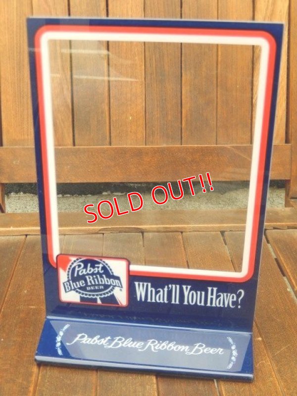 画像1: dp-170605-06 Pabst Blue Ribbon / Table Menu Stand