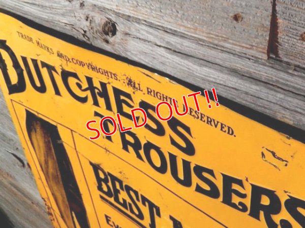 画像6: dp-170701-13 Dutchess Trousers / 1920's-1930's Advertising Sign