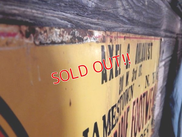 画像7: dp-170701-10 Beacon Shoe / 1930's-1940's Tin Sign