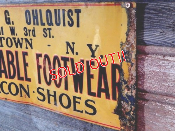 画像5: dp-170701-10 Beacon Shoe / 1930's-1940's Tin Sign