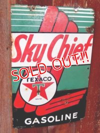 dp-170701-19 TEXACO / 1941 Sky Chief Porcelain Sign