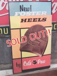 dp-170701-27 Cat's Paw / 1950's-1960's Cardboard Sign