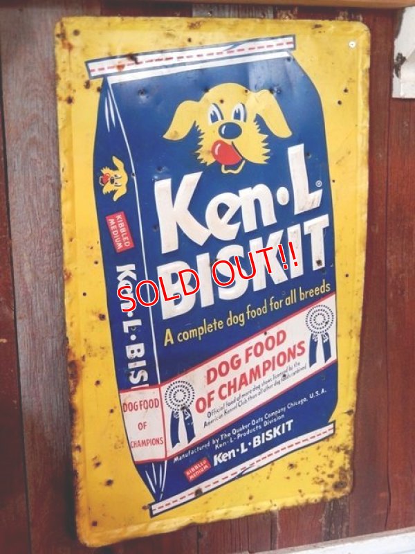 画像1: dp-170701-21 Ken-L-BISKIT / 1959 Advertising Sign