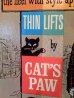 画像2: dp-170701-26 Cat's Paw / 1950's-1960's Cardboard Sign (2)