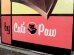 画像4: dp-170701-27 Cat's Paw / 1950's-1960's Cardboard Sign (4)