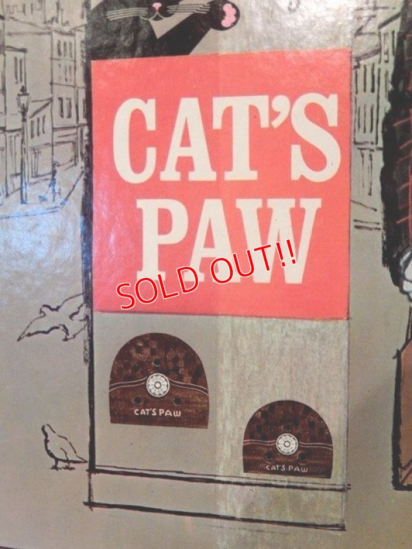 画像3: dp-170701-26 Cat's Paw / 1950's-1960's Cardboard Sign