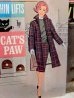 画像4: dp-170701-26 Cat's Paw / 1950's-1960's Cardboard Sign (4)