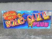 ct-170701-35 PAC-MAN PLUS / 1980's Arcade Game Sign