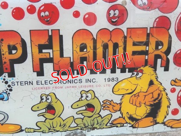 画像3: dp-170701-37 Pop Flamer / 1980's Arcade Game Sign