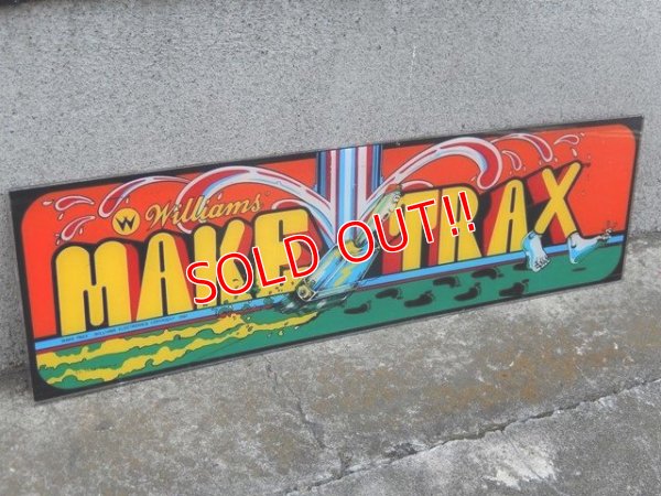 画像1: dp-170701-36 Make Trax / 1980's Arcade Game Sign