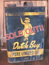 dp-170803-16 Dutch Boy / Vintage Pure Linseed Oil Can 